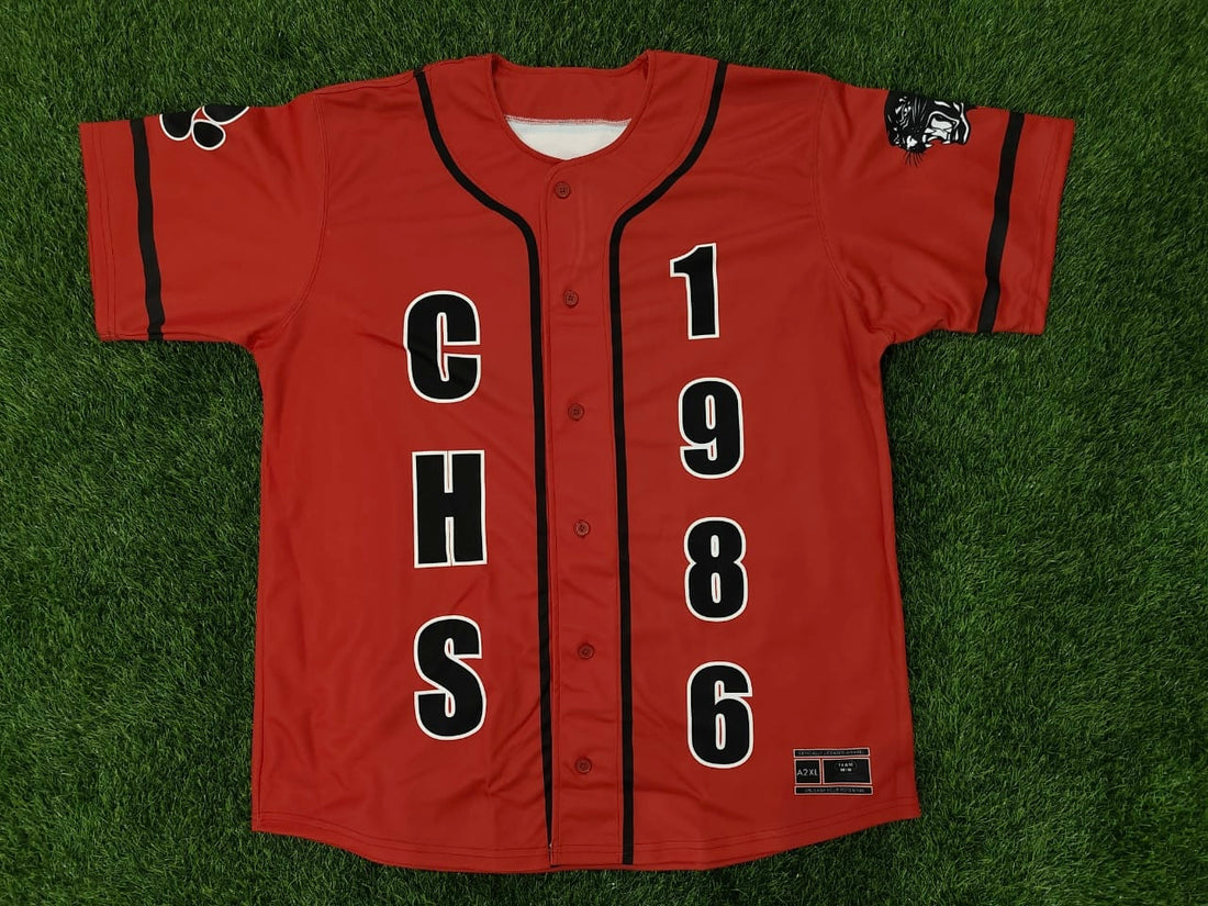 Baseball full buttondown jersey
